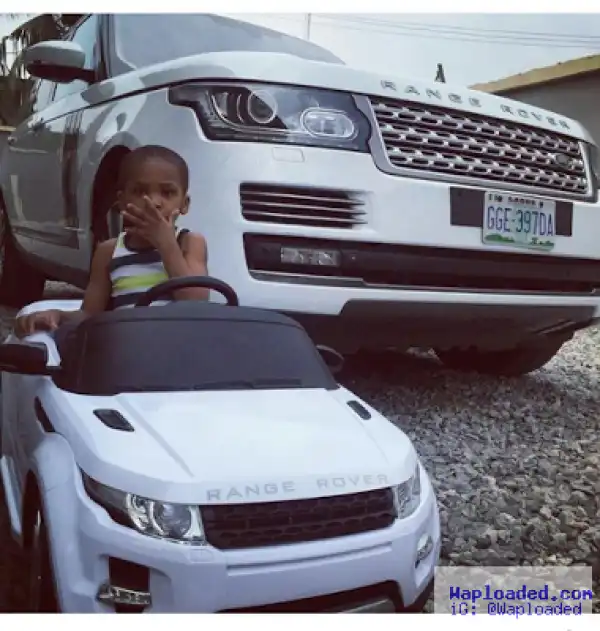 Photos: Iroko TV CEO, Jason Njoku Gets Matching Range Rover For His Son